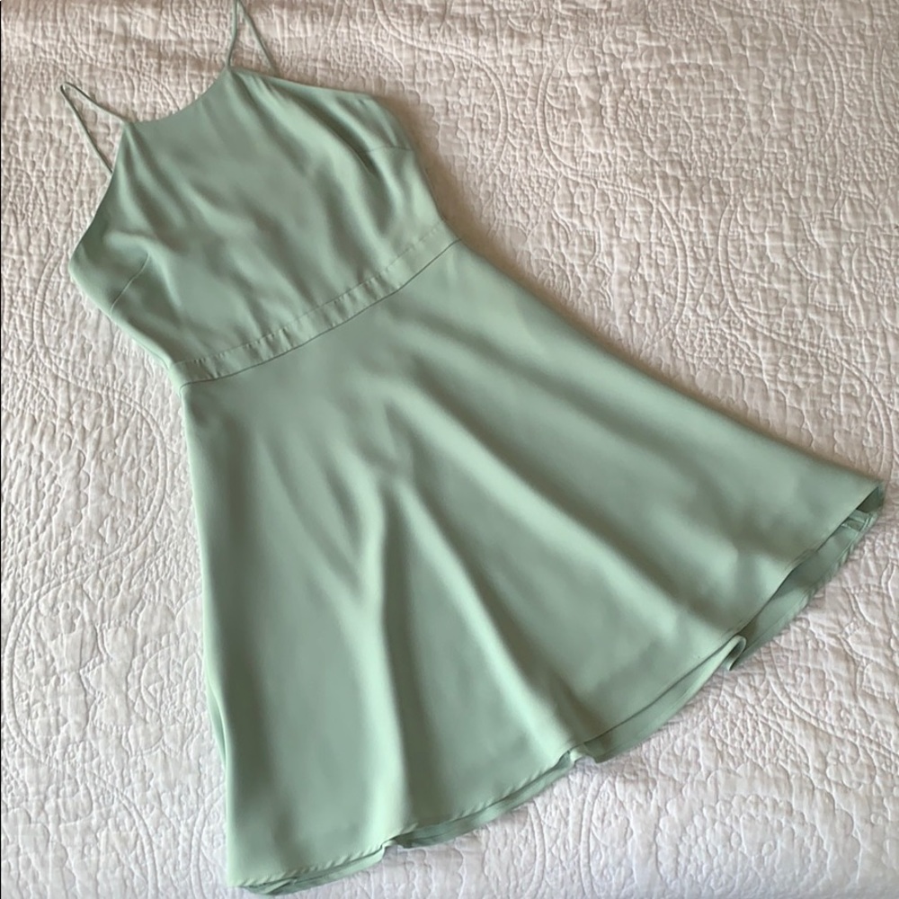 j.crew high neck a-line dress
